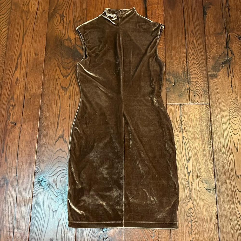 Reiss laine dress in mocha